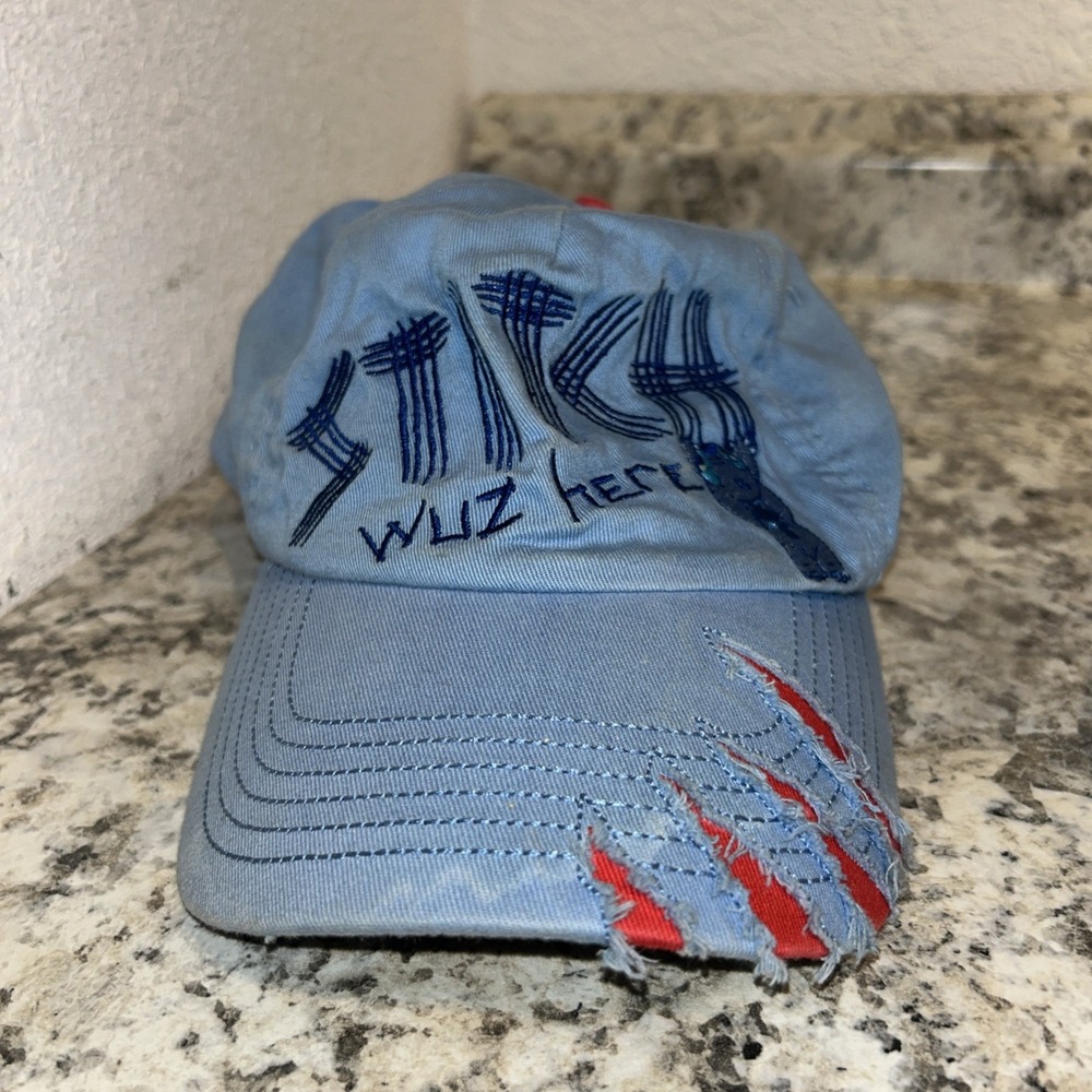 Disney‎ Hat Strap Back Cap Lilo Stitch Youth Blue Adjustable Casual E2
